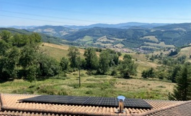 Pose de panneaux solaires, Valsonne (69), VERMOREL RÉFRIGÉRATION ÉNERGIE